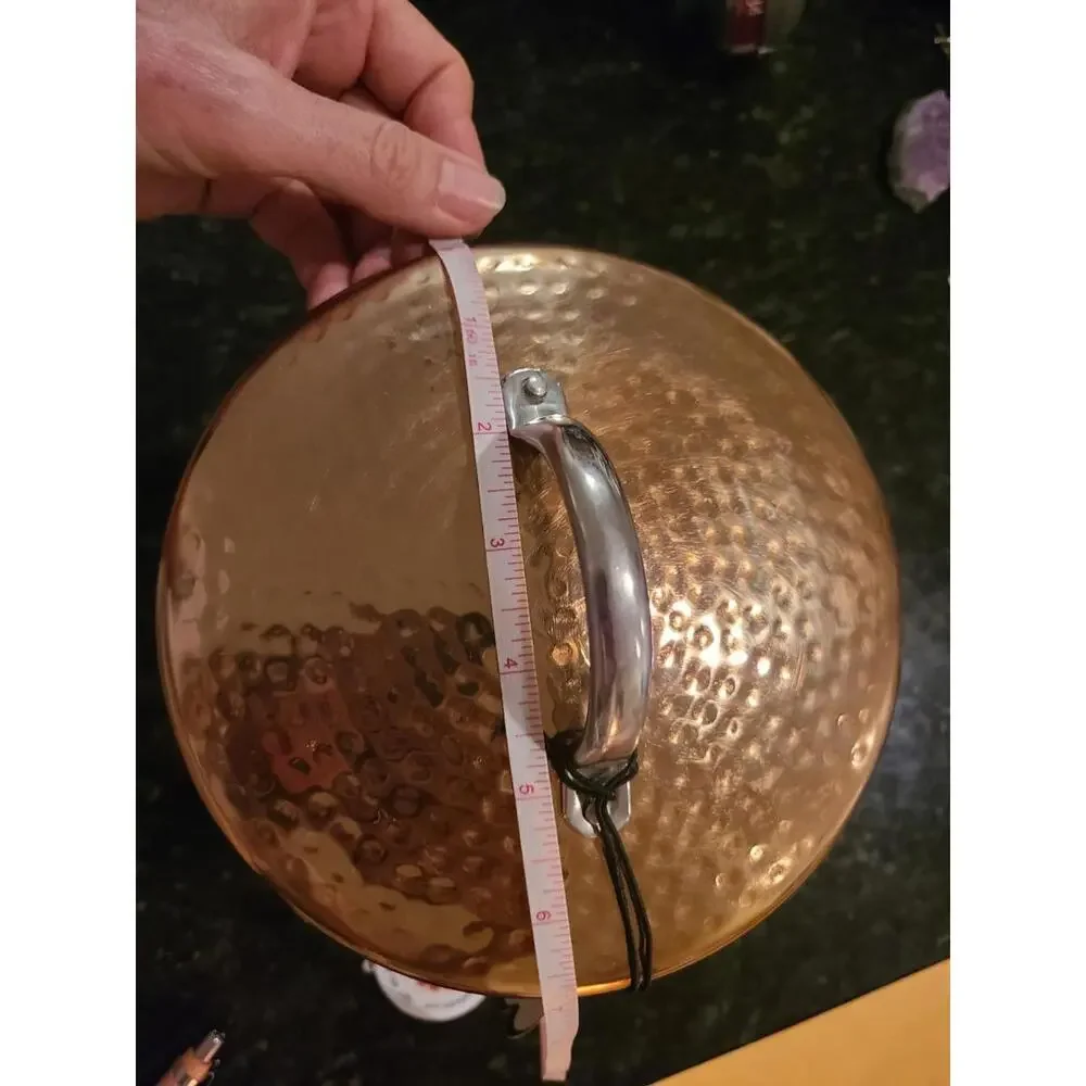 Dog Treat / Food Jar Stainless Steel / Copper 7.5
